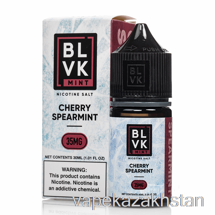 Vape Disposable Cherry Spearmint - BLVK Mint Salts - 30mL 50mg